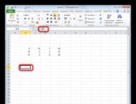 Транспонирование матрицы в программе Microsoft Excel